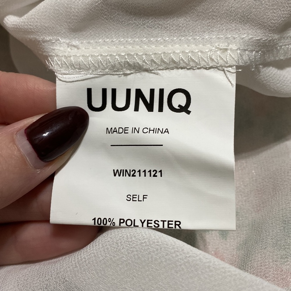 Uuniq Daisyland Long Sleeve Floral Mini Organza Dress - Picture 7 of 8